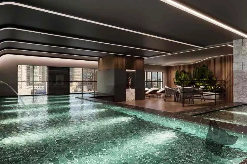 Render do Piatto Residenziale — Meia Praia 5 em Itapema SC