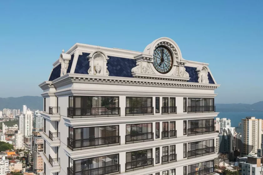 Render do La Maison de Versailles — conta com supermercados como Koch 7 em Itapema SC