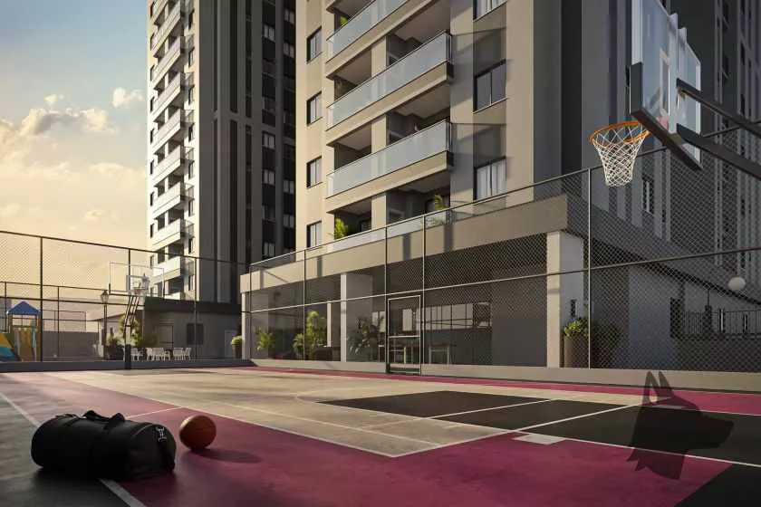 Render do The Wall Street Business &amp; Apartments — Itapema 8 em Itapema SC