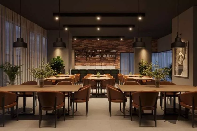 Render do The Wall Street Business &amp; Apartments — Itapema 6 em Itapema SC