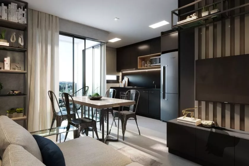Render do For Seasons Apartments — Itapema 8 em Itapema SC