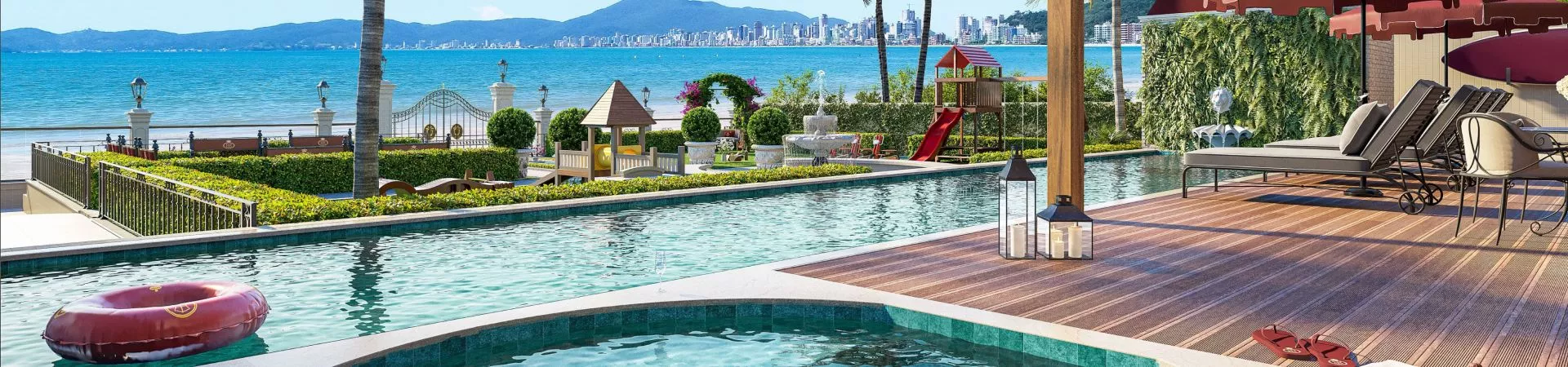 Render do Residencial George VI — Itapema 15 em Itapema SC
