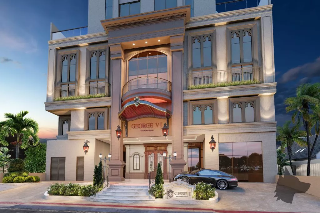 Render do Residencial George VI — Itapema 7 em Itapema SC