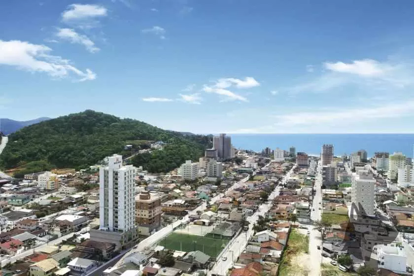 Render do Residencial Kairós — Morretes 20 em Itapema SC