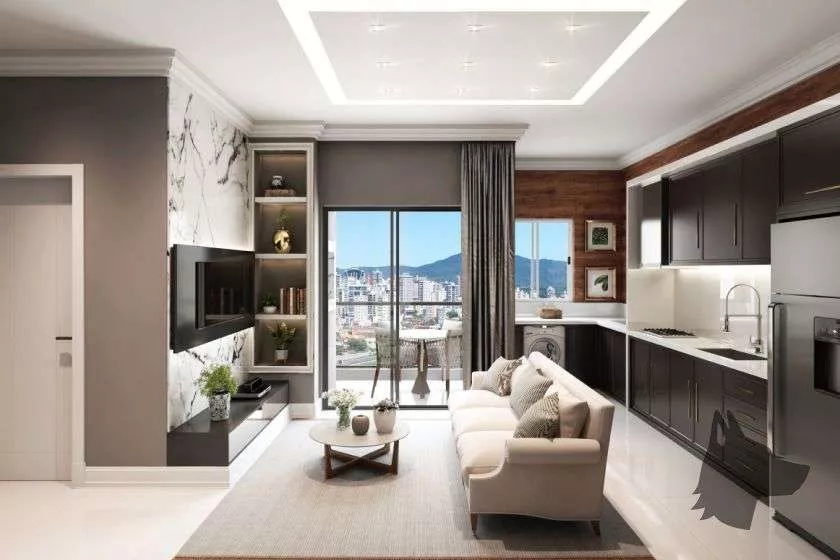 Render do Residencial Kairós — Morretes 7 em Itapema SC