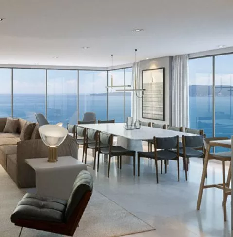 Render do Sunny Coast — icônico e pulso da cidade 2 em Itapema SC