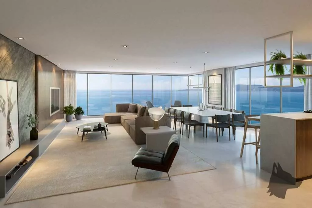 Render do Sunny Coast — icônico e pulso da cidade 6 em Itapema SC
