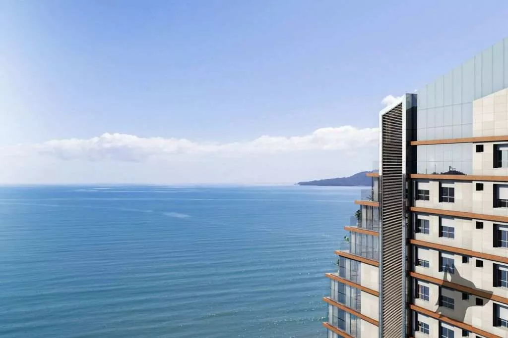 Render do Sunny Coast — icônico e pulso da cidade 11 em Itapema SC