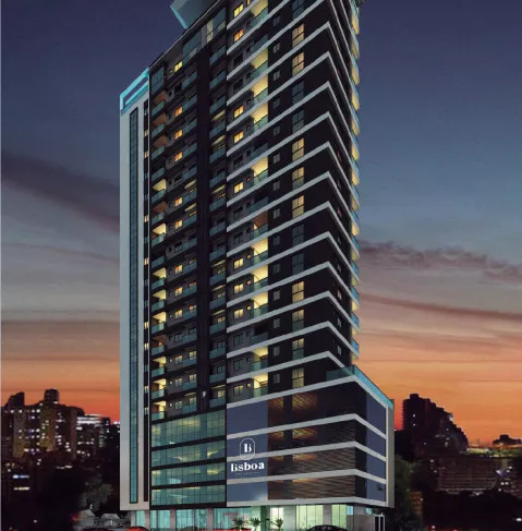 Render do Lisboa Residencial — Morretes 2 em Itapema SC