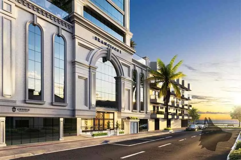 Render do Residencial Francisco I — Castelo Branco e Andorinha 11 em Itapema SC