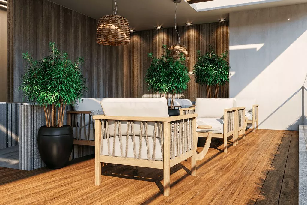 Render do Blanc Residence — Morretes 14 em Itapema SC