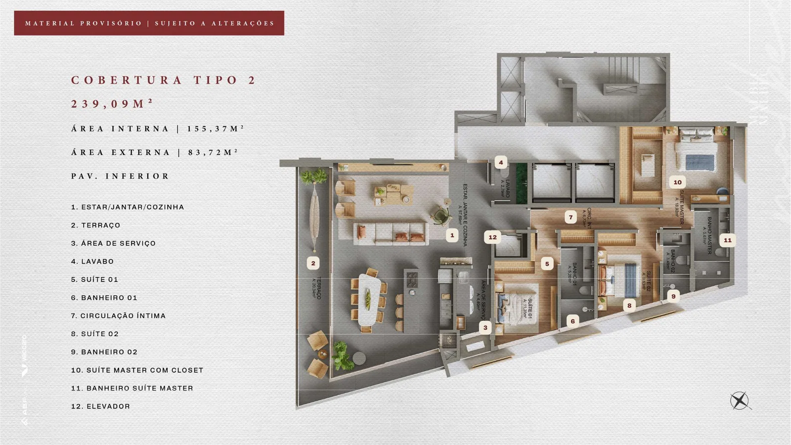 Render do Malbec — Empreendimento na Praia Brava Itajaí SC 6 em Praia Brava Itajai SC