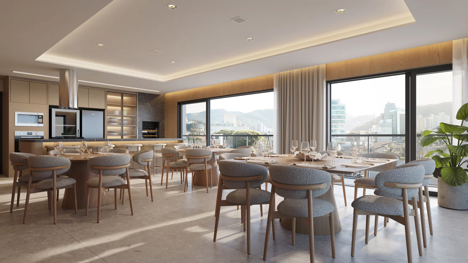 Espaco gourmet do Zãya Brava — Empreendimento na Praia Brava Itajaí SC em Praia Brava Itajai SC