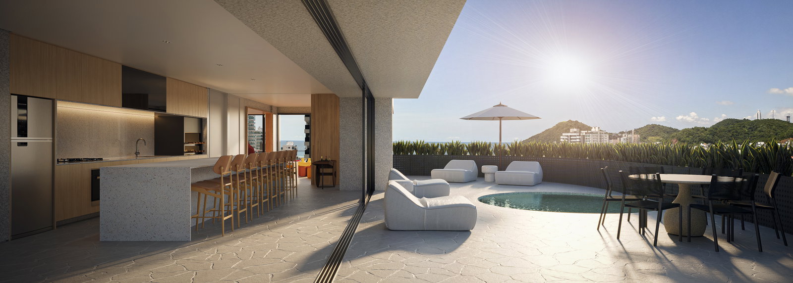 Aria Praia Brava — Renders & Fachada 12