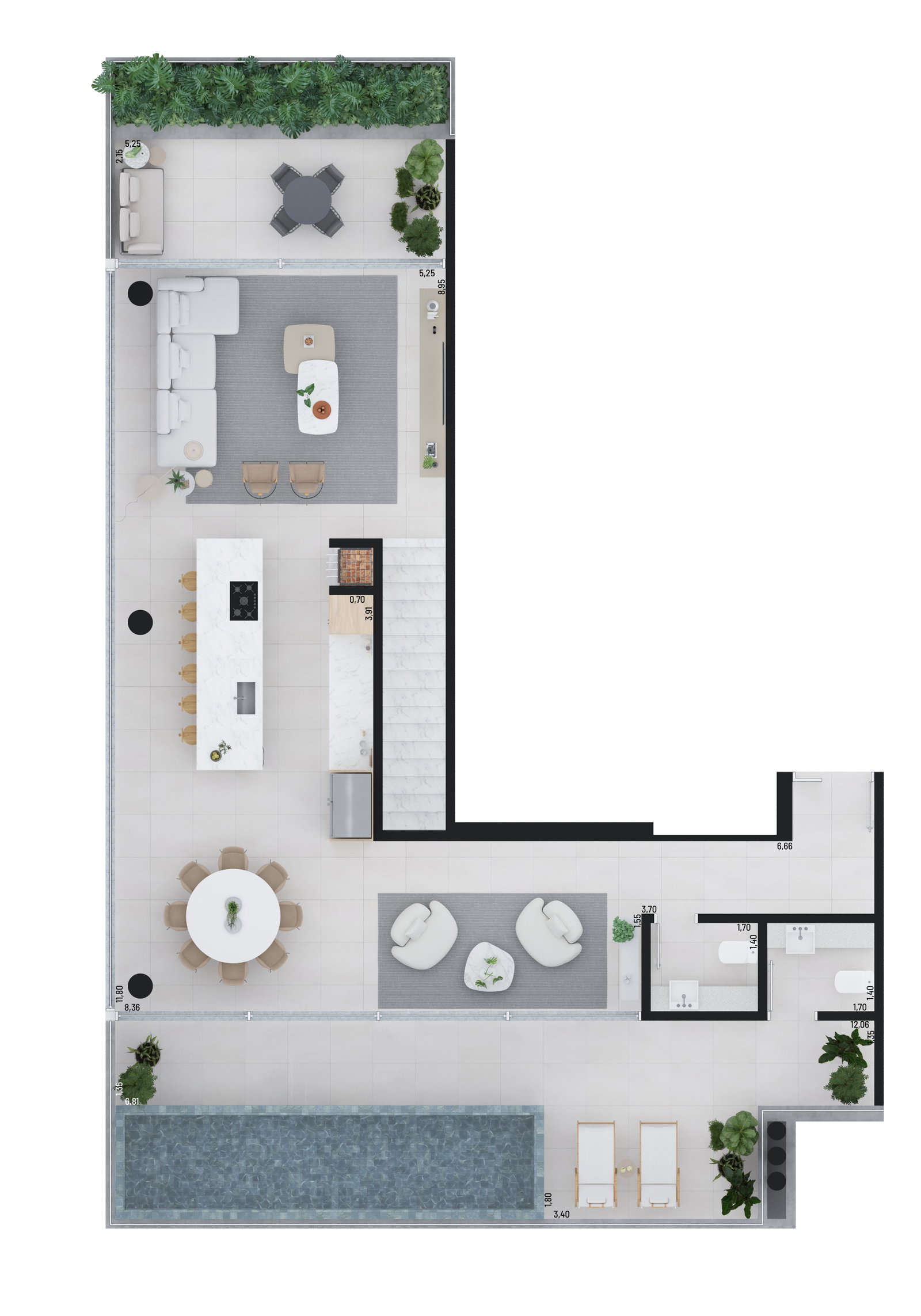 Aria Praia Brava — Plantas 3