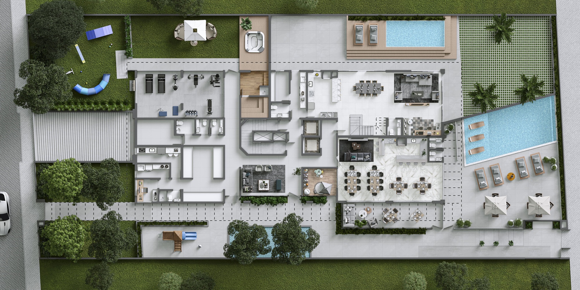 Bay House Praia Brava — plantas 1