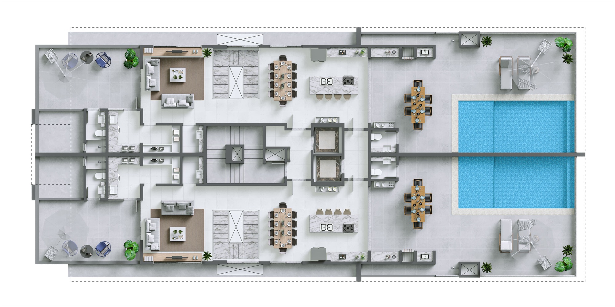Bay House Praia Brava — plantas 3