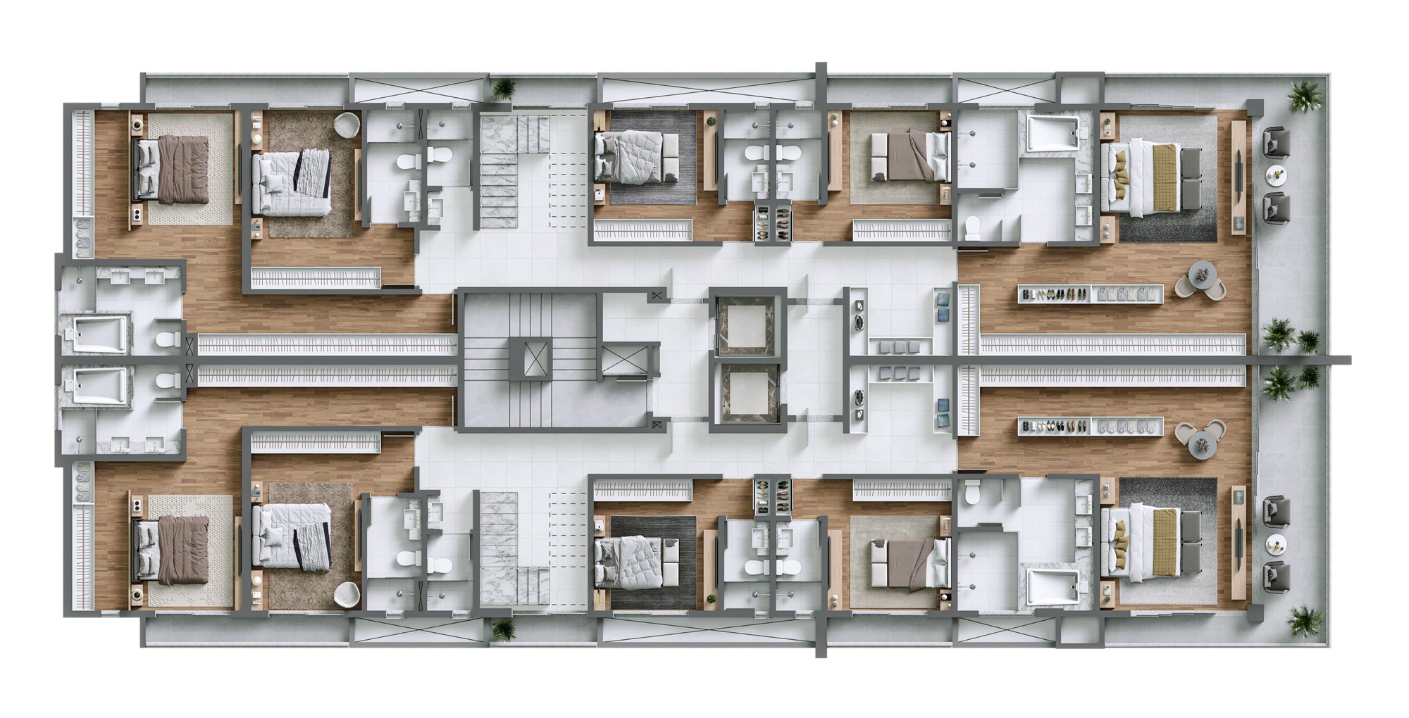 Bay House Praia Brava — plantas 5