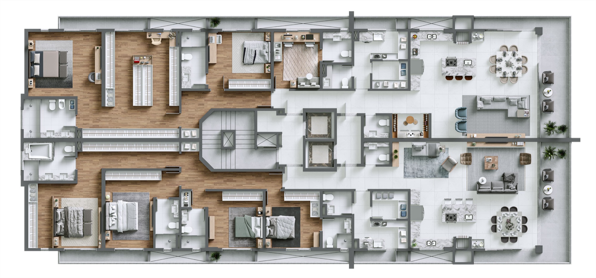 Bay House Praia Brava — plantas 6