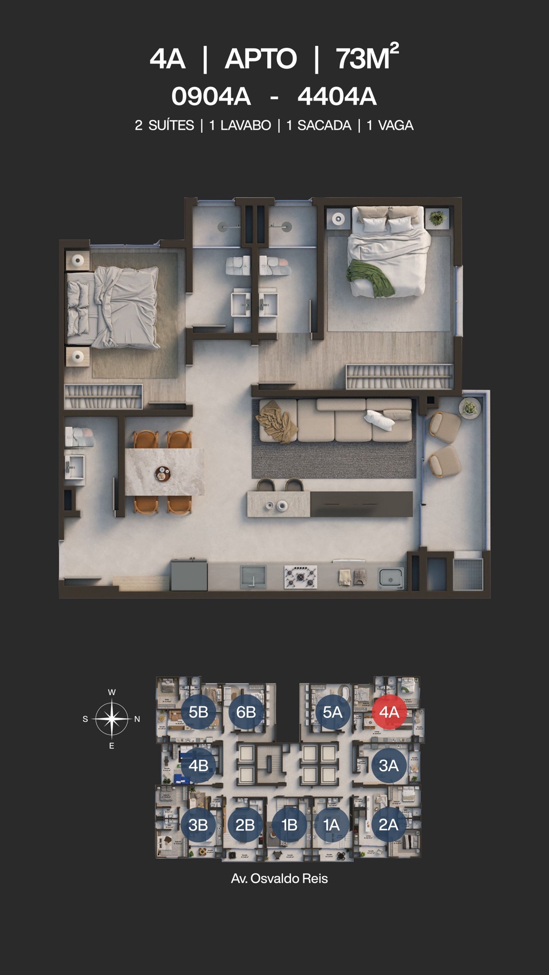 Brava Coast Urban Residence — Praia Brava, Itajaí — plantas 15