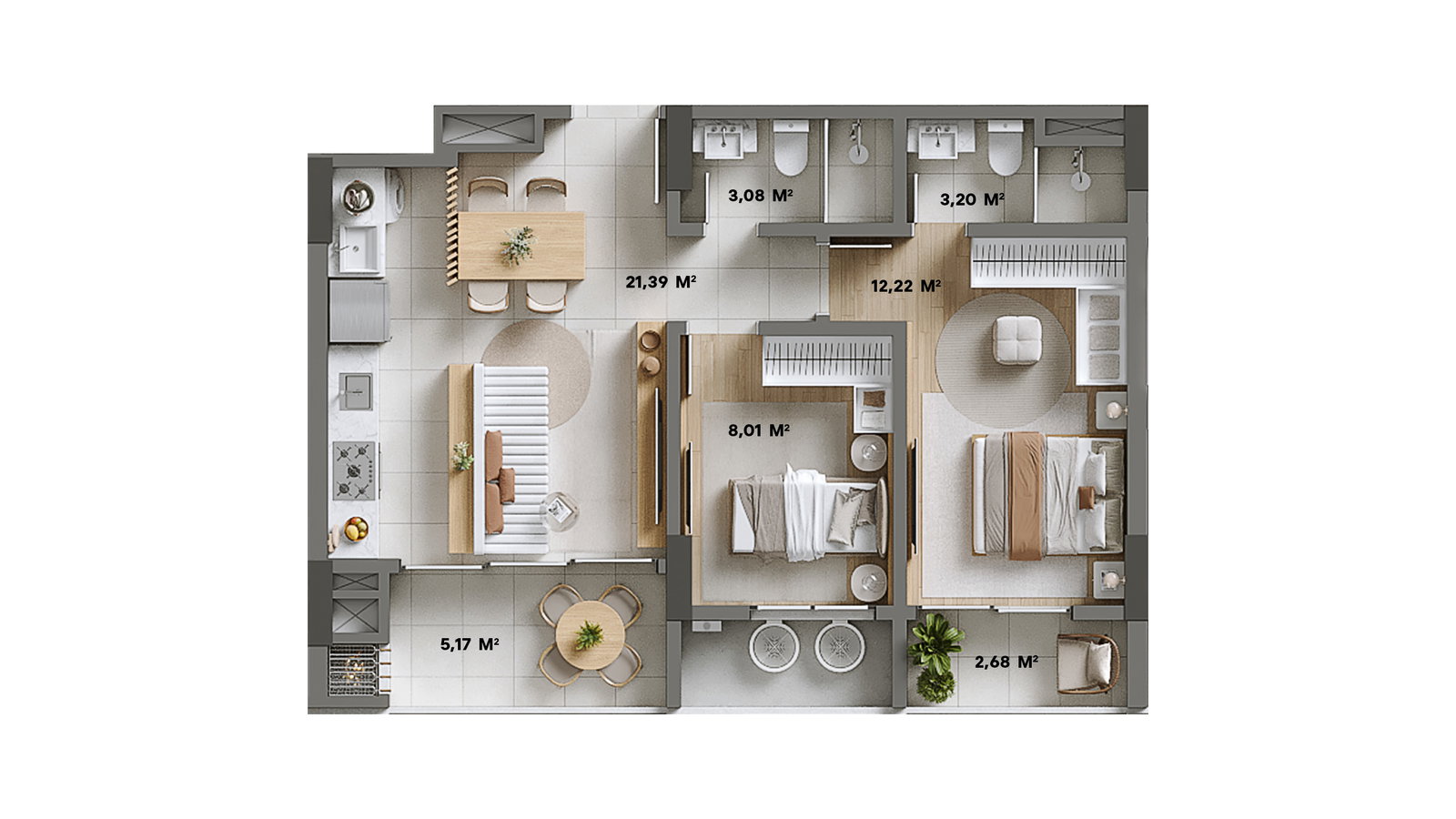 Brava Living — Praia Brava, Itajaí — plantas 8