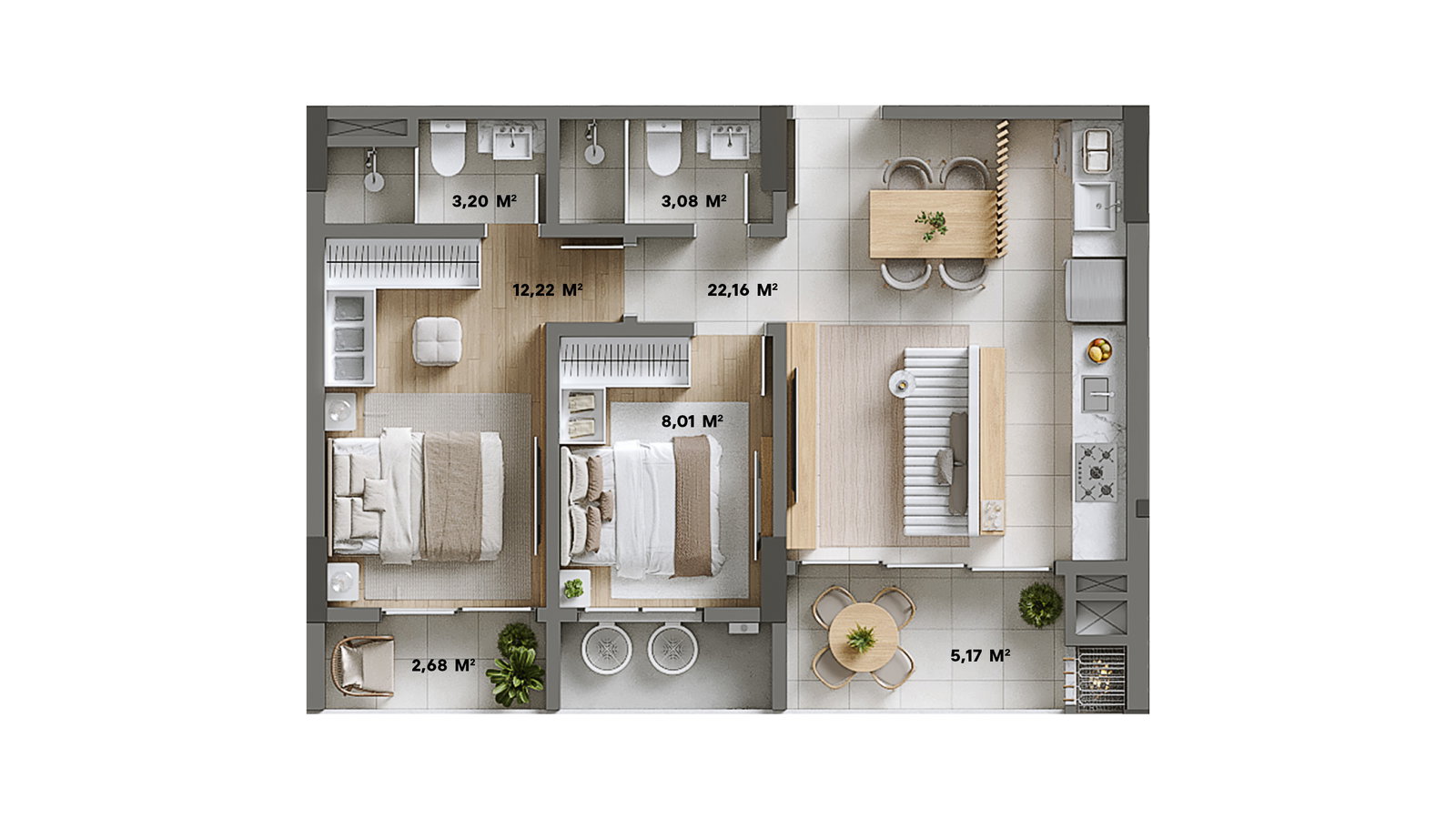 Brava Living — Praia Brava, Itajaí — plantas 10