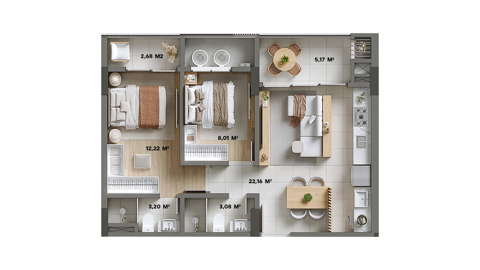 Brava Living — Praia Brava, Itajaí — plantas 11