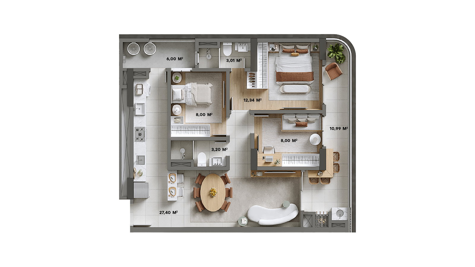 Brava Living — Praia Brava, Itajaí — plantas 13