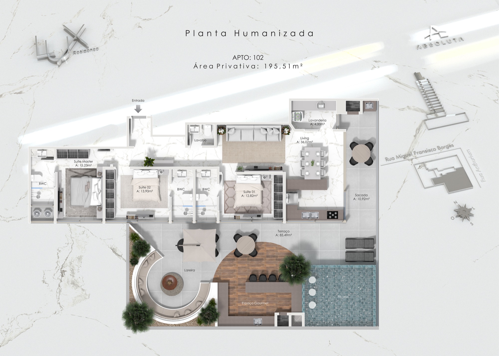 Brava Lux Residence — Praia Brava, Itajaí — plantas 2