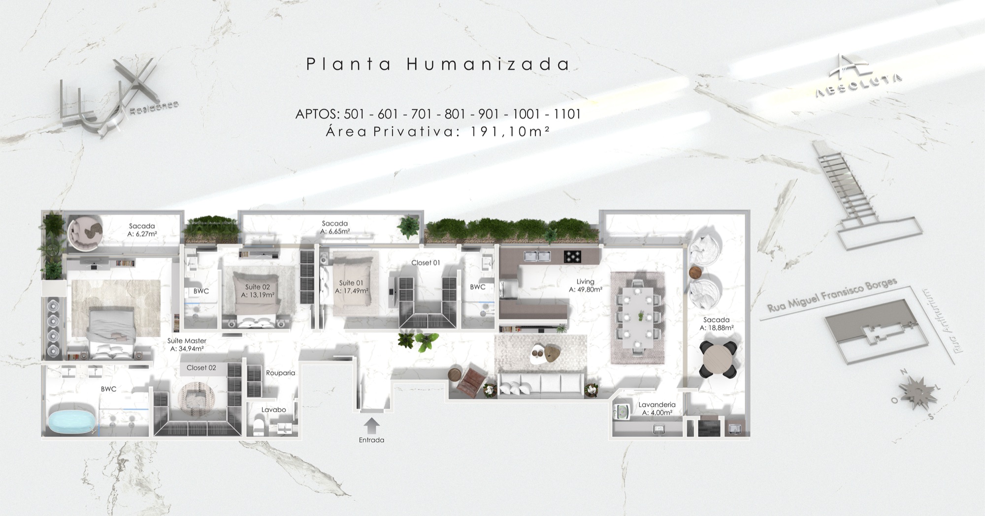 Brava Lux Residence — Praia Brava, Itajaí — plantas 5