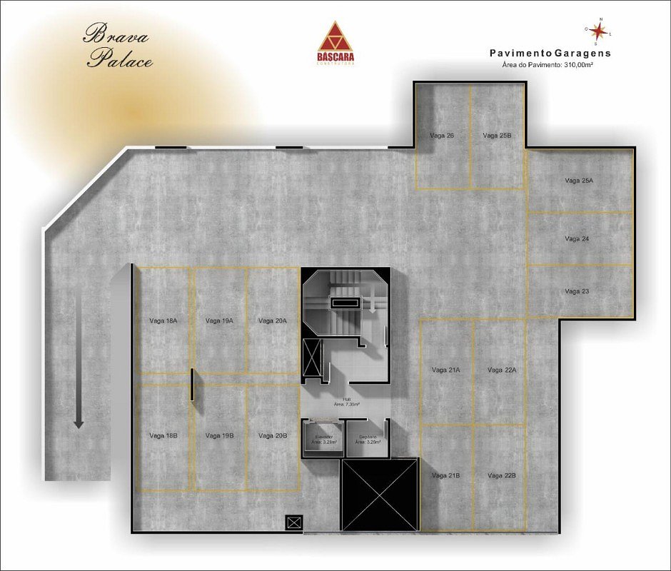 Brava Palace Residence — Praia Brava, Itajaí — plantas 5