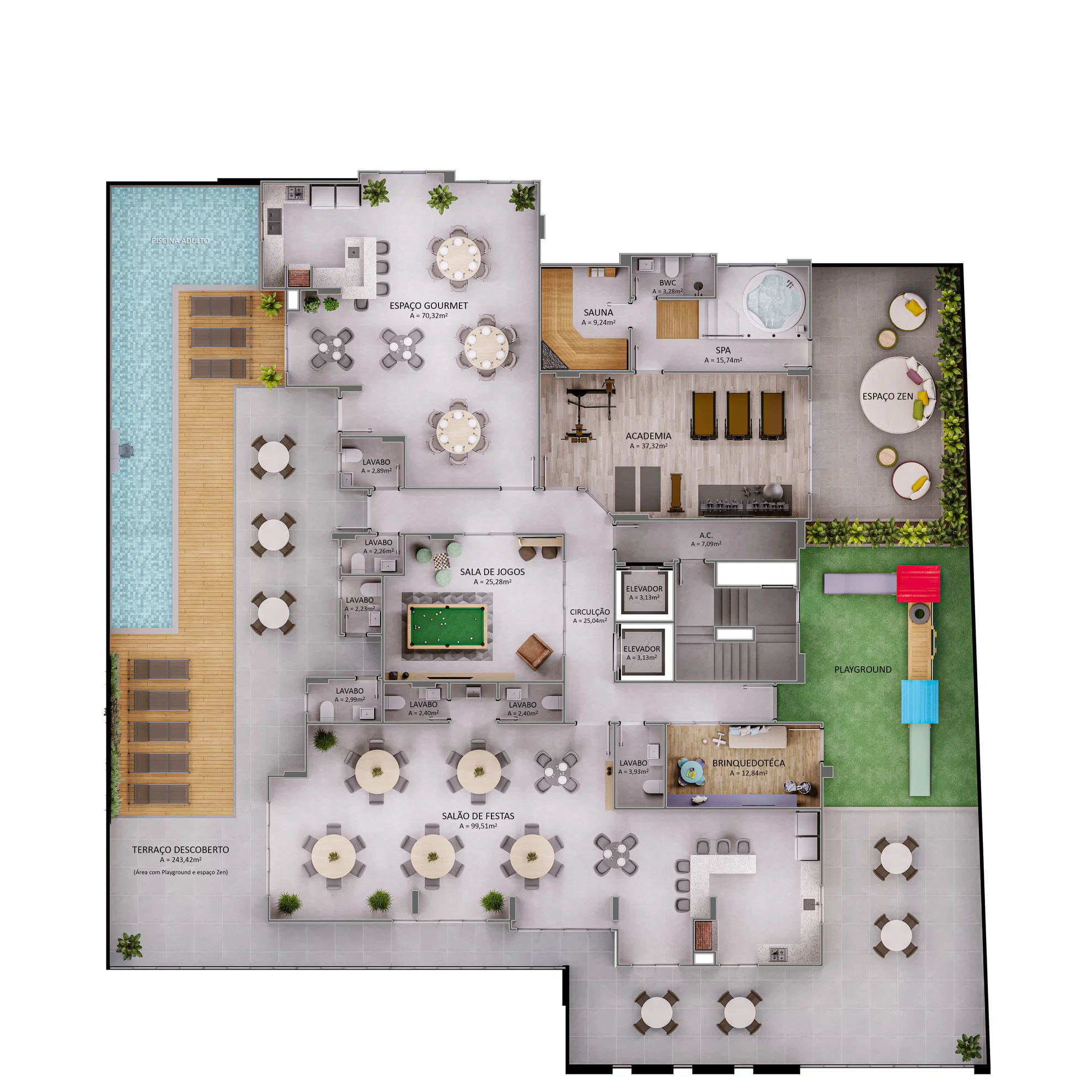 Render do Manu Bay — Empreendimento na Praia Brava Itajaí SC 23 em Praia Brava Itajai SC