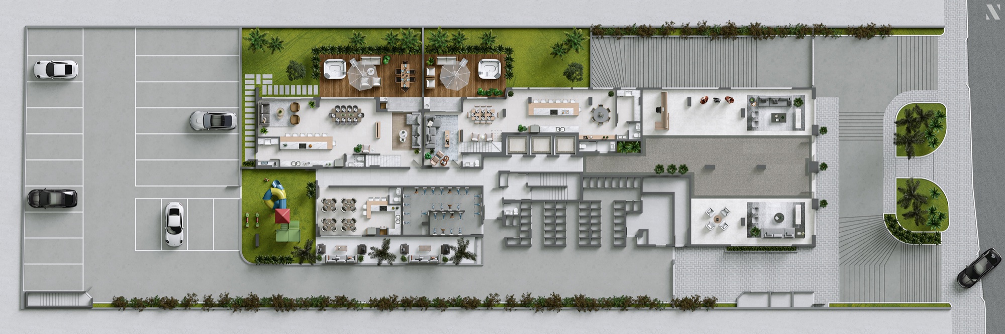 Le Blanc Residence — Praia Brava, Itajaí — plantas 1