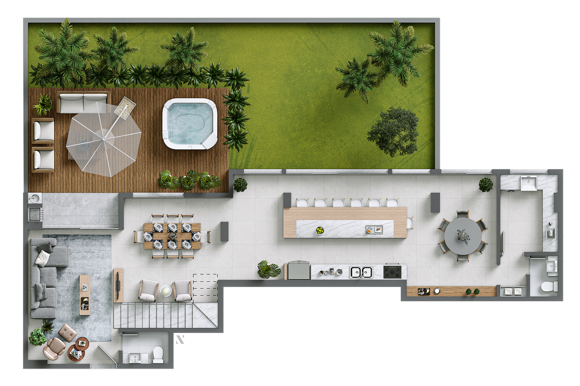 Le Blanc Residence — Praia Brava, Itajaí — plantas 4