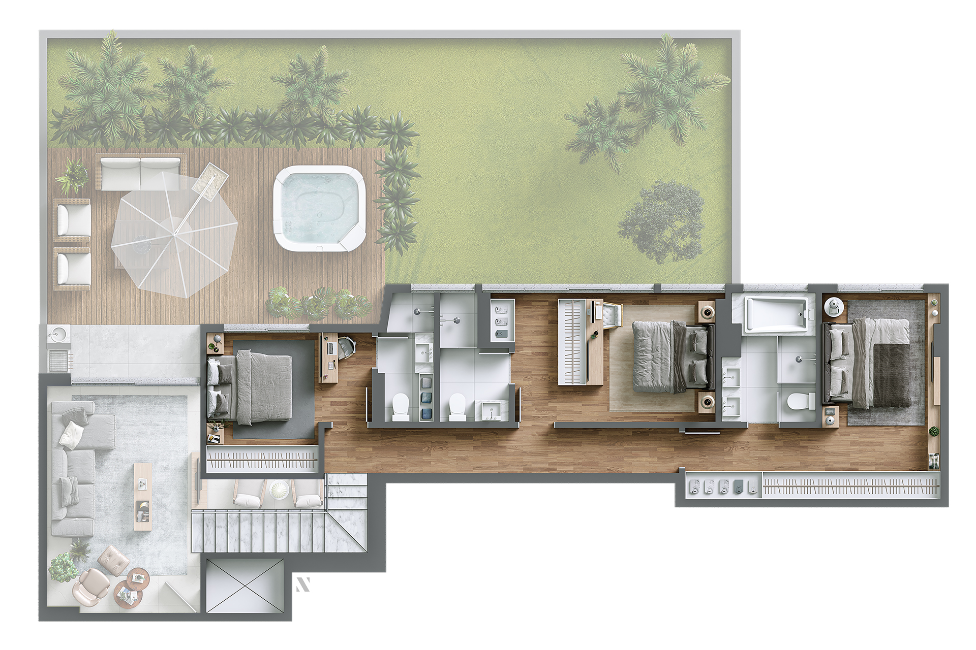 Le Blanc Residence — Praia Brava, Itajaí — plantas 5