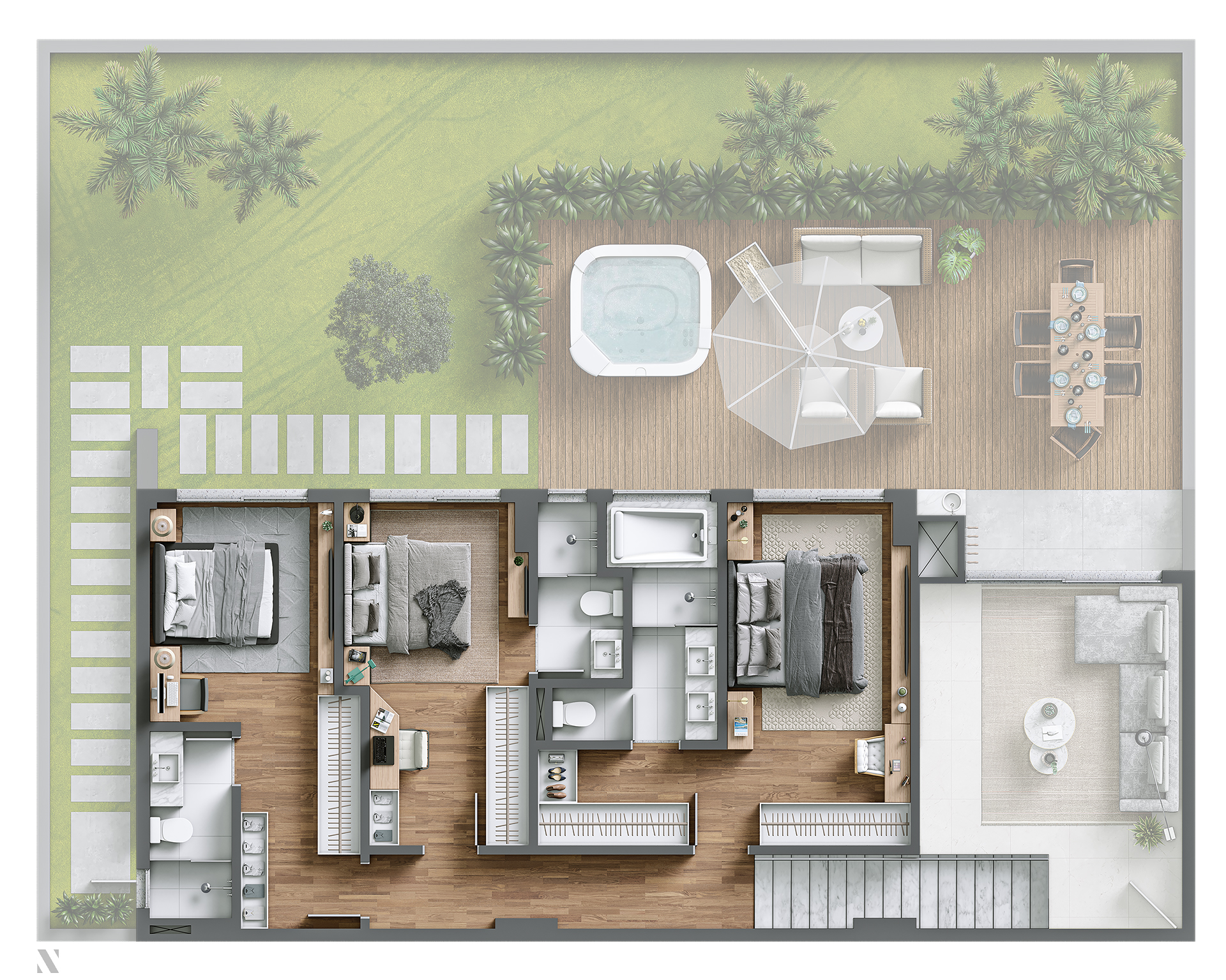 Le Blanc Residence — Praia Brava, Itajaí — plantas 7