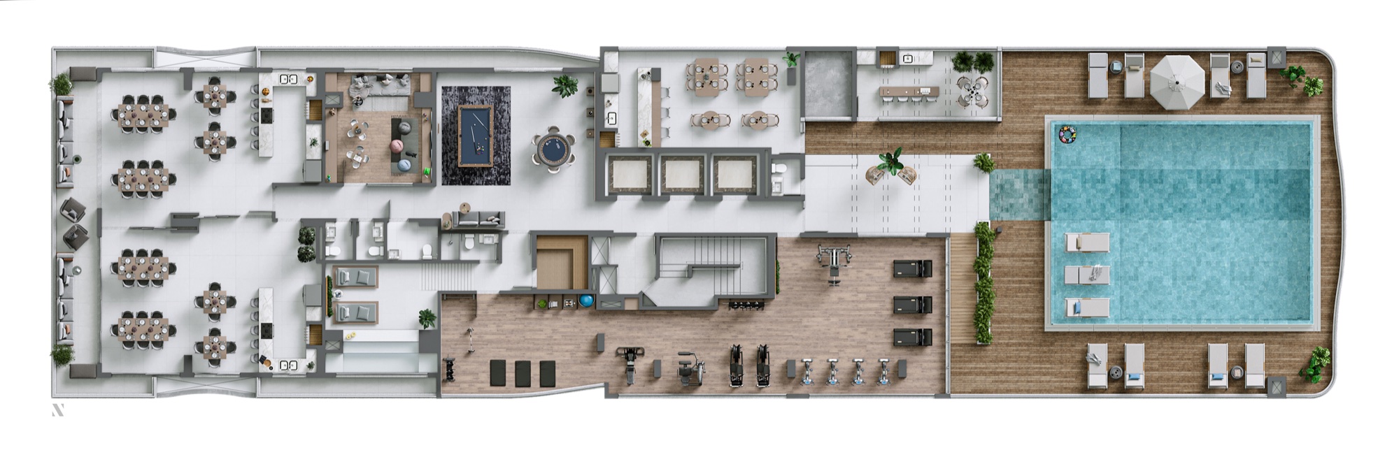 Le Blanc Residence — Praia Brava, Itajaí — plantas 8