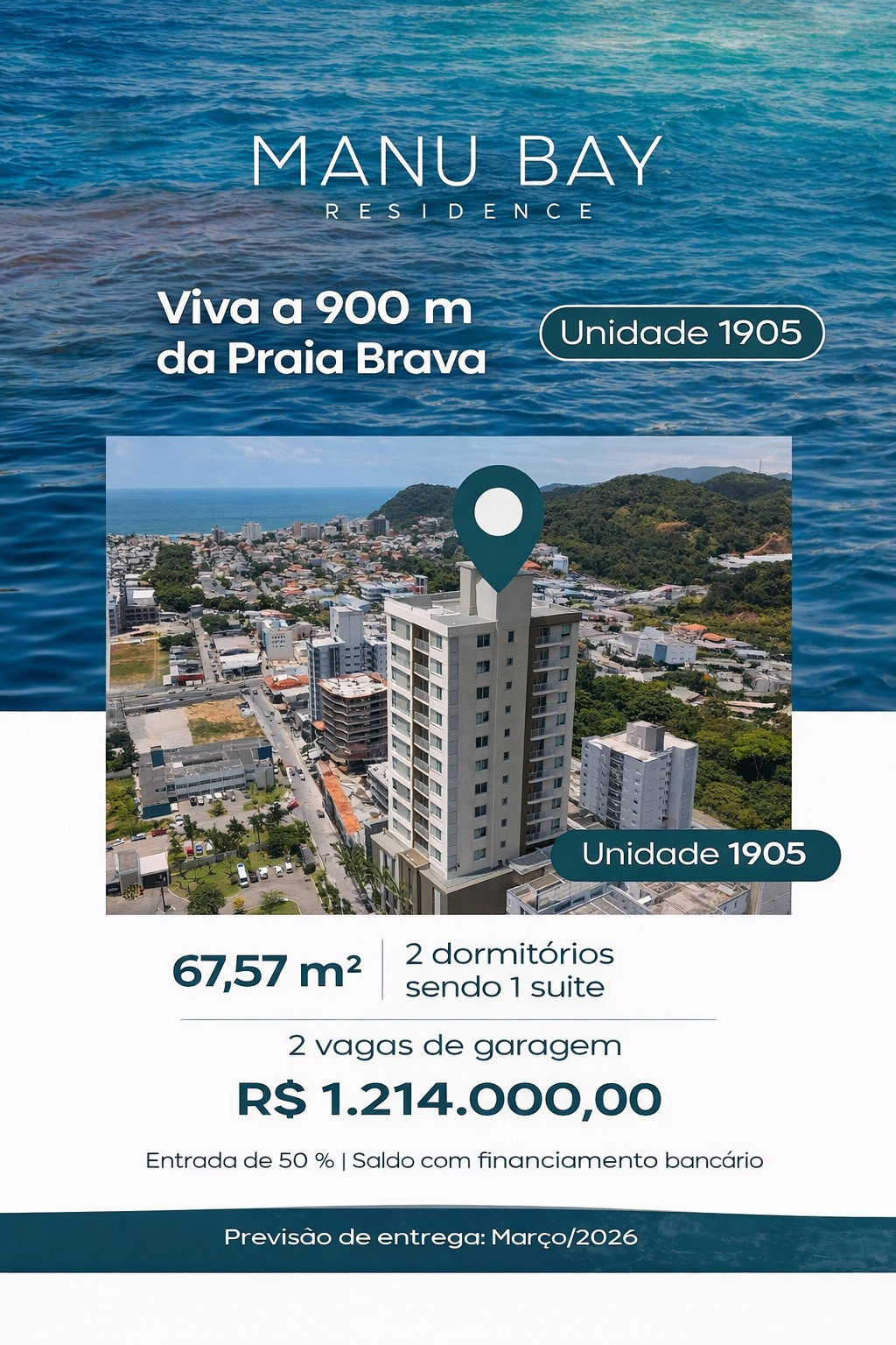 Manu Bay — Praia Brava, Itajaí — andamento da obra 3