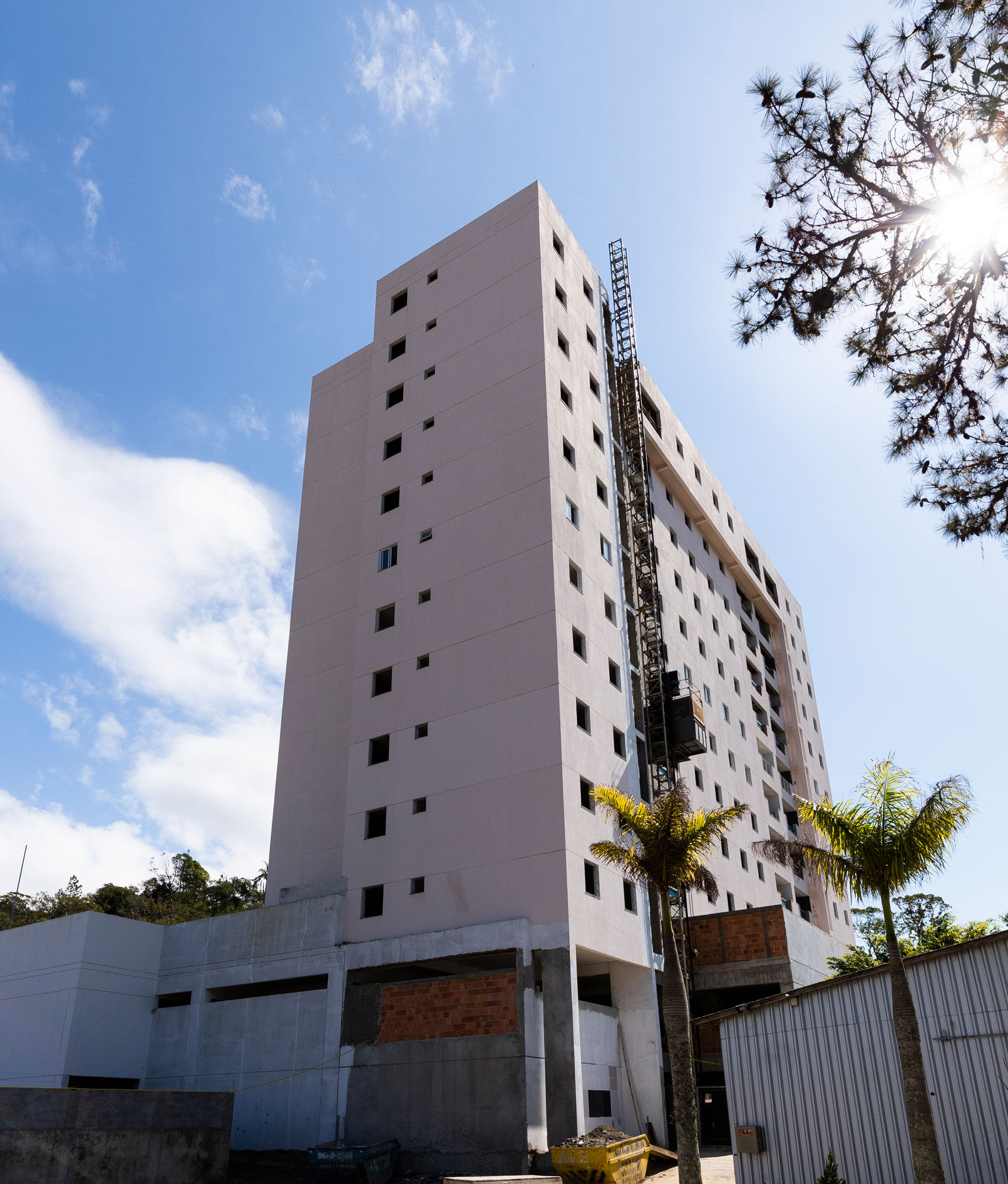 North Brava — Praia Brava, Itajaí — andamento da obra 1