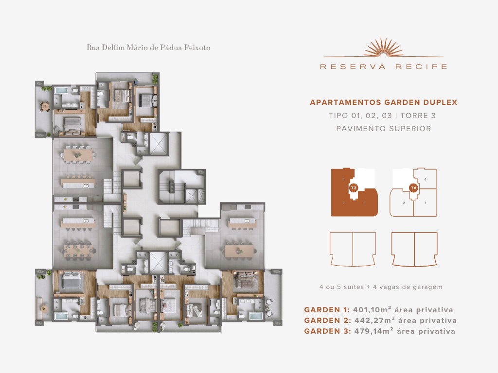 Reserva Recife — Plantas 10