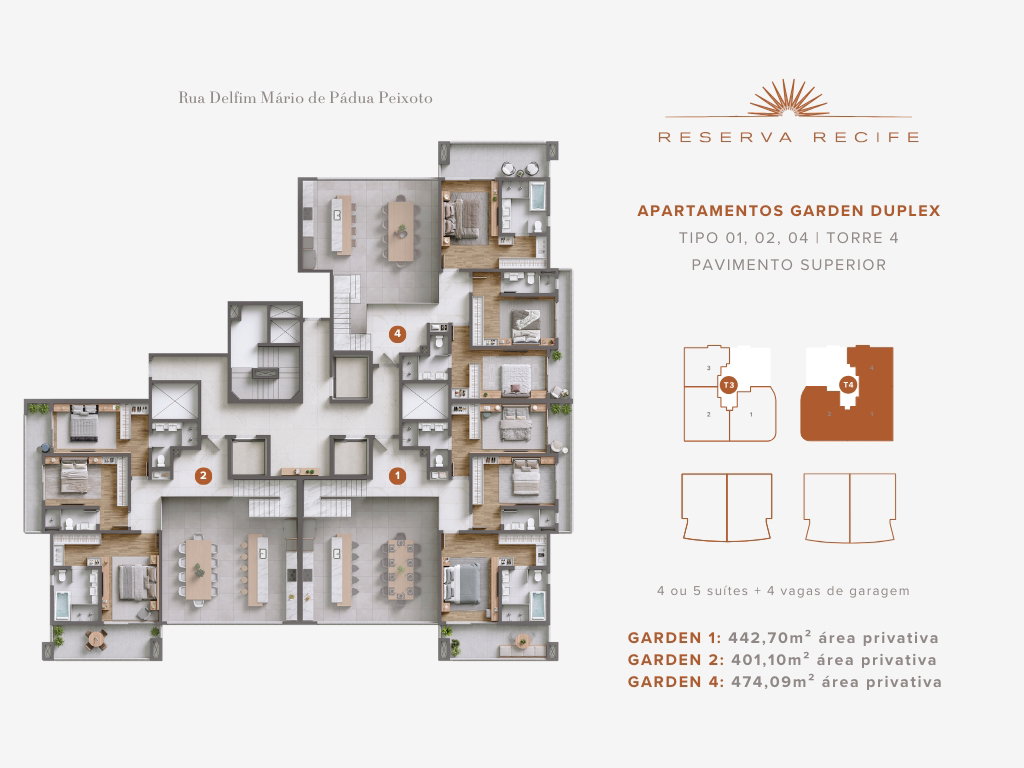 Reserva Recife — Plantas 12