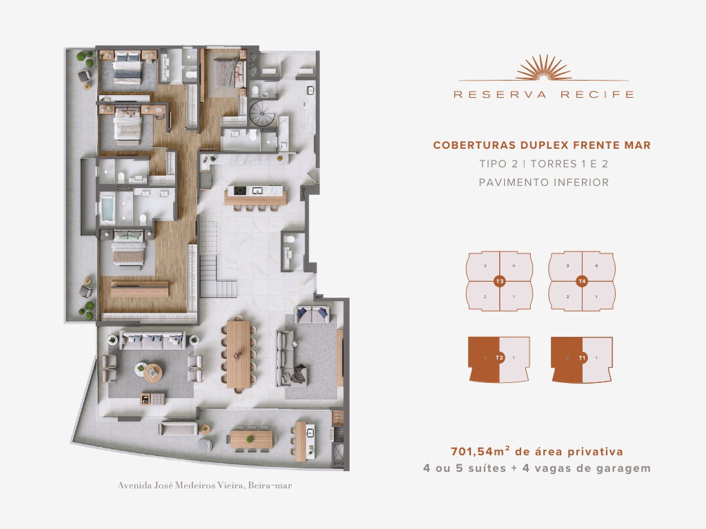 Reserva Recife — Plantas 15
