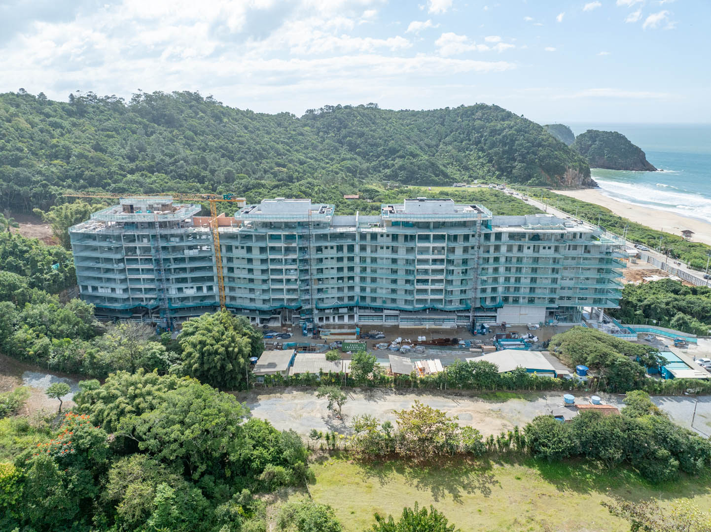 Scenarium Brava Norte — Praia Brava, Itajaí — andamento da obra 2
