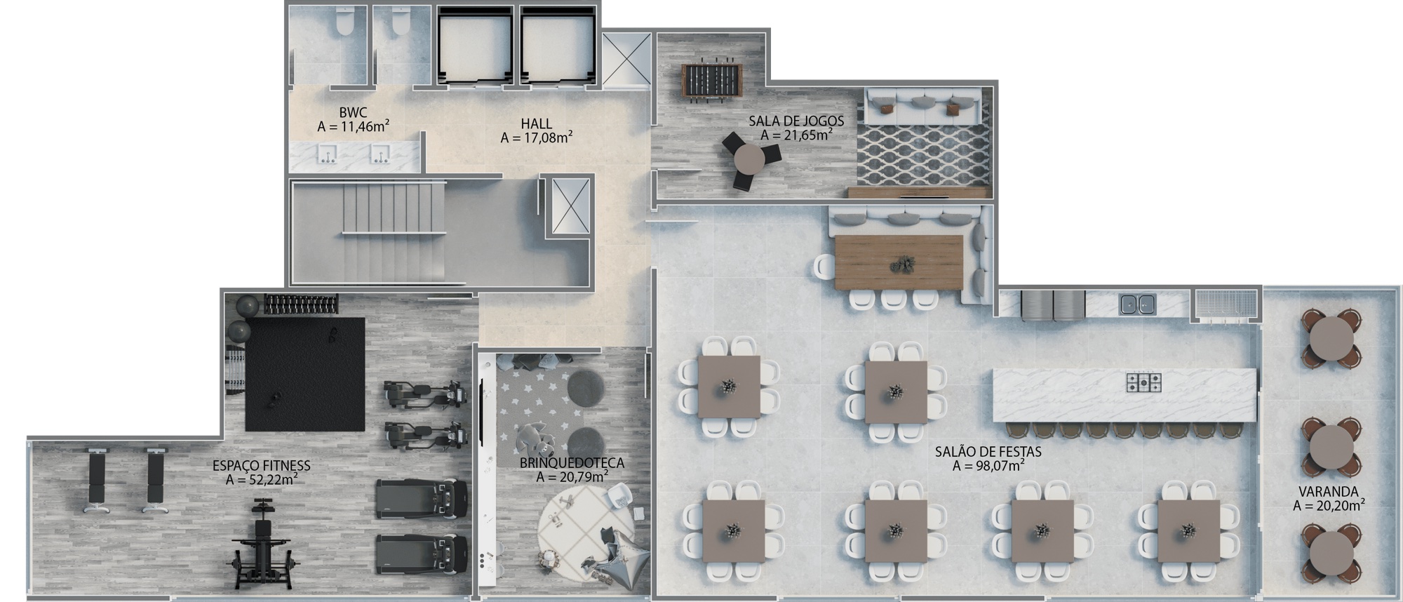 Tirreno Residenziale — Praia Brava, Itajaí — plantas 5