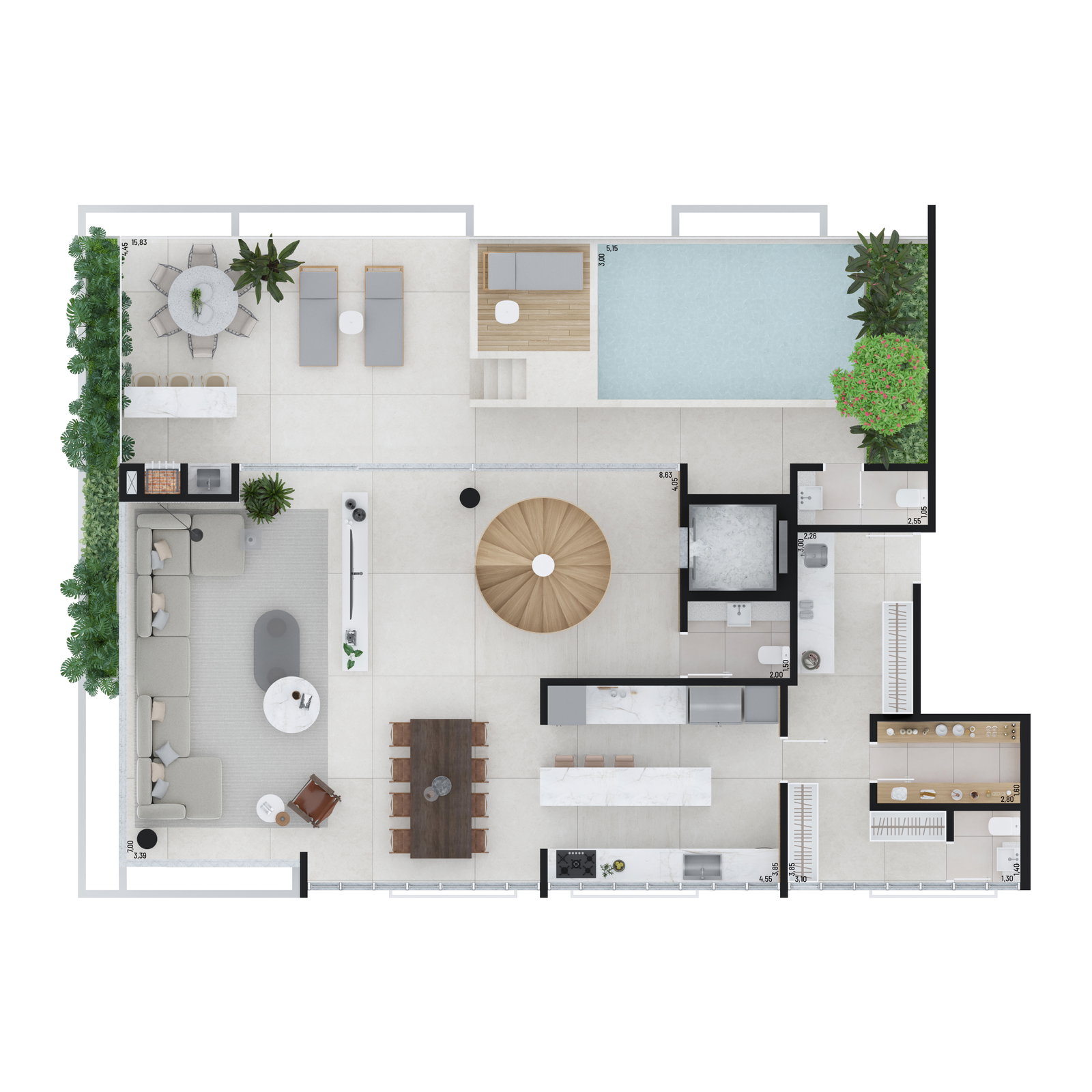 Vero Praia Brava — plantas 1