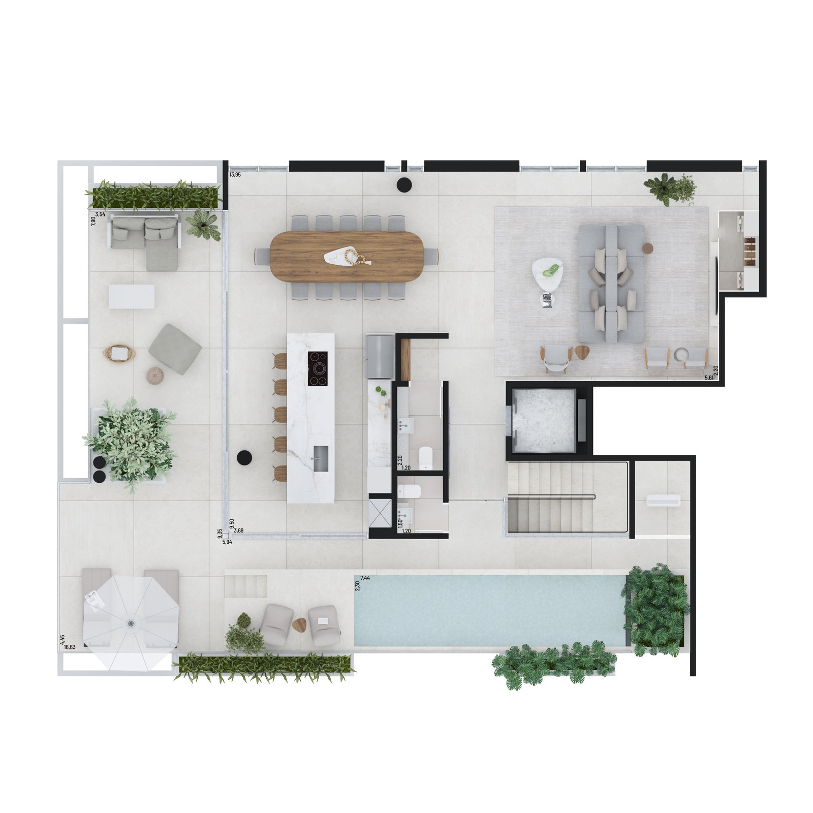 Vero Praia Brava — plantas 9