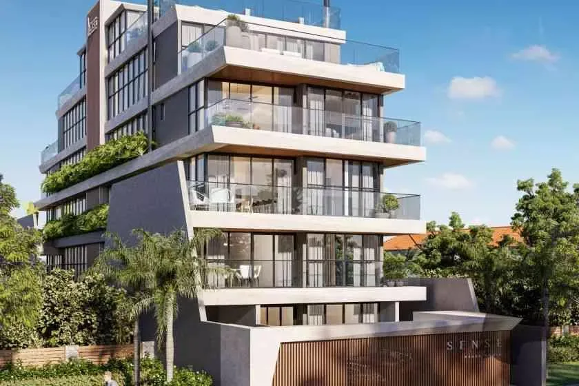 Sense Praia Brava, empreendimento no bairro atendido pelo novo binário da Praia Brava, em Itajaí