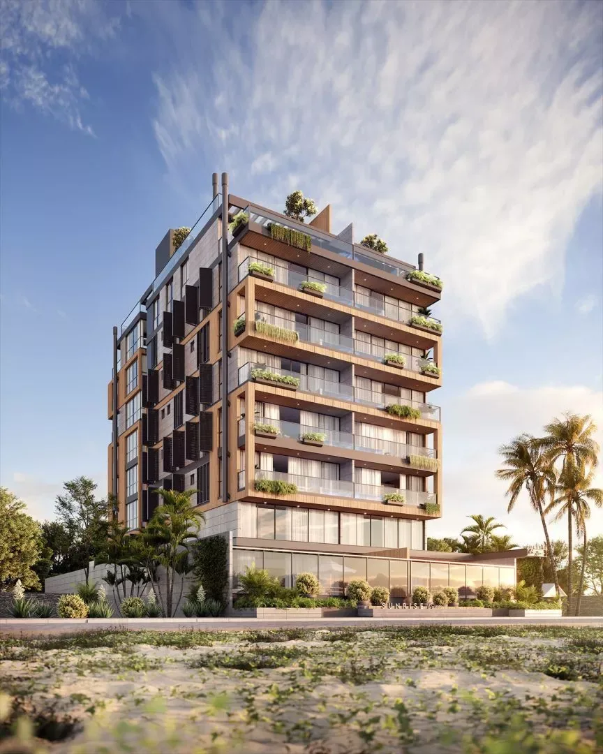 Sunrise, edifício na Praia Brava, em Itajaí — financiamento com crédito imobiliário recorde em 2026