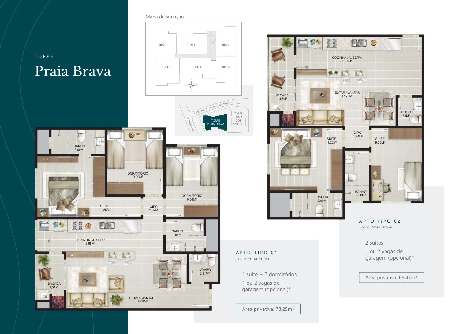Portal da Brava — planta 1