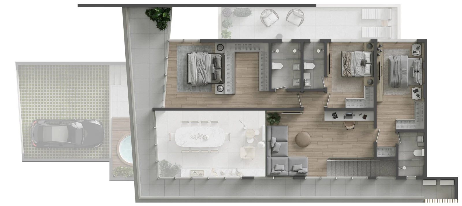 Sense Praia Brava — planta 4